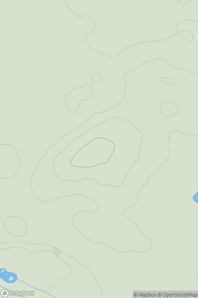 Thumbnail image for Dumbreck [Ayr to the River Clyde] showing contour plot for surrounding peak